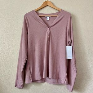 NWT Athleta Henley Top 1X